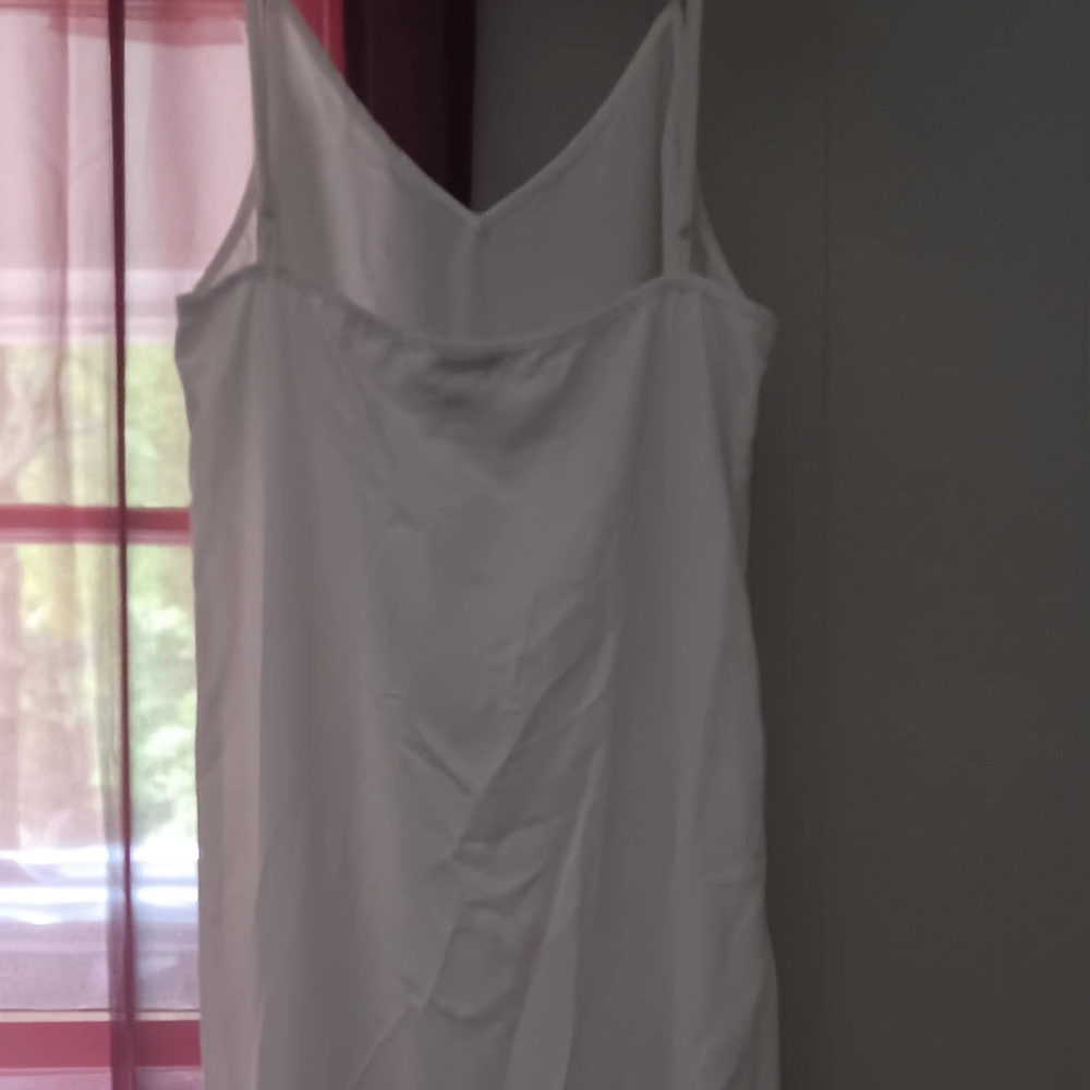 Elegant White Slip Dress